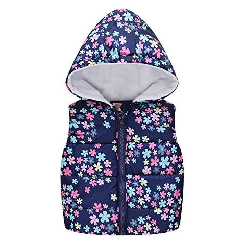 DCUTERQ Kids Warm Cartoon Hooded Gilets Cover