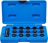 5 Gewindeeinsätze 16 mm, schwarz brüniert