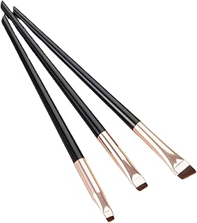 Cepillo para cejas, 3 unids negro oro delinea...