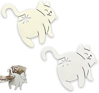 Cute cat bread clips, interesting 3D printed gifts, funny gifts for cat lovers, unique kitchen wacky gifts (2PCS)