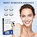 Maximum Strength Wart Remover Patches, Hydrocolloid Invisible Sticker for Neck, Feet, Hands Skin – Waterproof, Fast Acting, Invisible Protection, 1 Box (144 Patches)