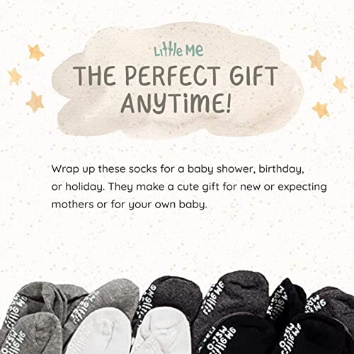 Image of Little Me 20-Pack Newborn Baby Infant & Toddler Unisex Socks, For Baby Girl or Boy, 0-12 & 12-24 Months, Assorted Size Pack