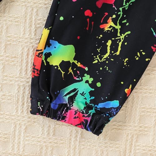 Image of Tween Girl Clothes 2 Piece Outfit Summer Short Sleeve Top + Jogger Pants Spring Fall Clothing Set Size 4-14 Years