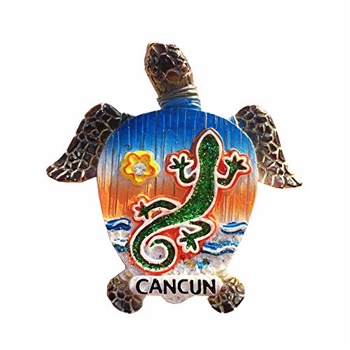 Imán Decorativo 3D Cancun México 7.3X7.9 CM miniatura 1