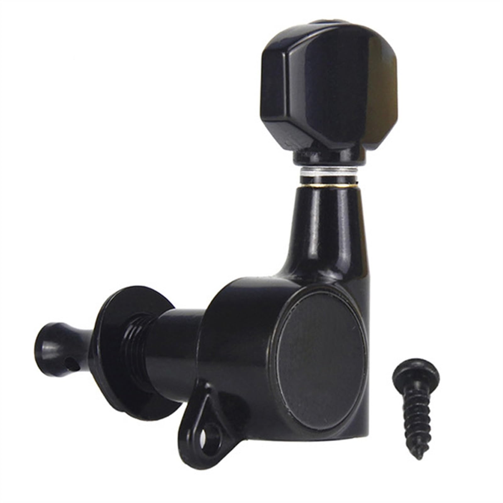 Stimmgerät-Set für E-Gitarre, Akustikgitarre, beidseitiges Knopf-Kopfplatten-Tuner-Zubehör Gitarrenstimmer Gerät (Color : 2)
