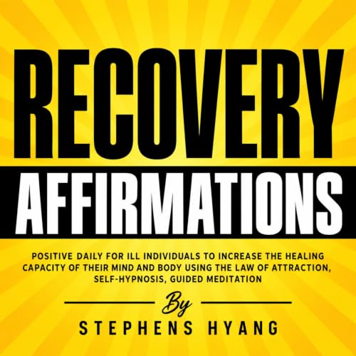 Diseño de la portada del título Recovery Affirmations
