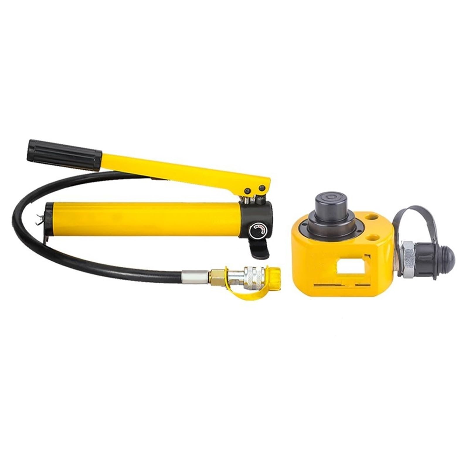Ultra cienki hydrauliczny podnośnik cylindryczny 10 ton, wieloczęściowy super cienki ram, przenośny podnośnik hydrauliczny do użytku pompy, podnoszenia ciężkich urządzeń