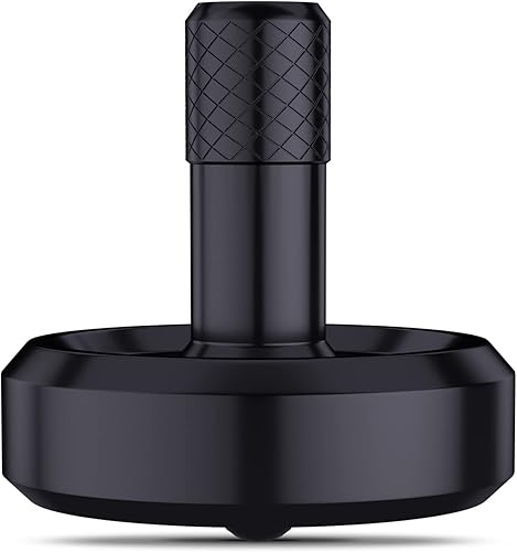 Miniatura 6 de DjuiinoStar Parte superior giratoria prémium (AVG 5-8 minutos, mejor récord 11+), CNC mecanizado de acero inoxidable sólido, juguete de escritorio