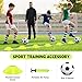 hoerlar Kids Soccer Goals for Backyard Set of 2-6x4 ft Portable Pop Up Soccer Nets Training Equipment Baseball Protective Screens with Soccer Ball, Ladder, Cones, Ideal Birthday