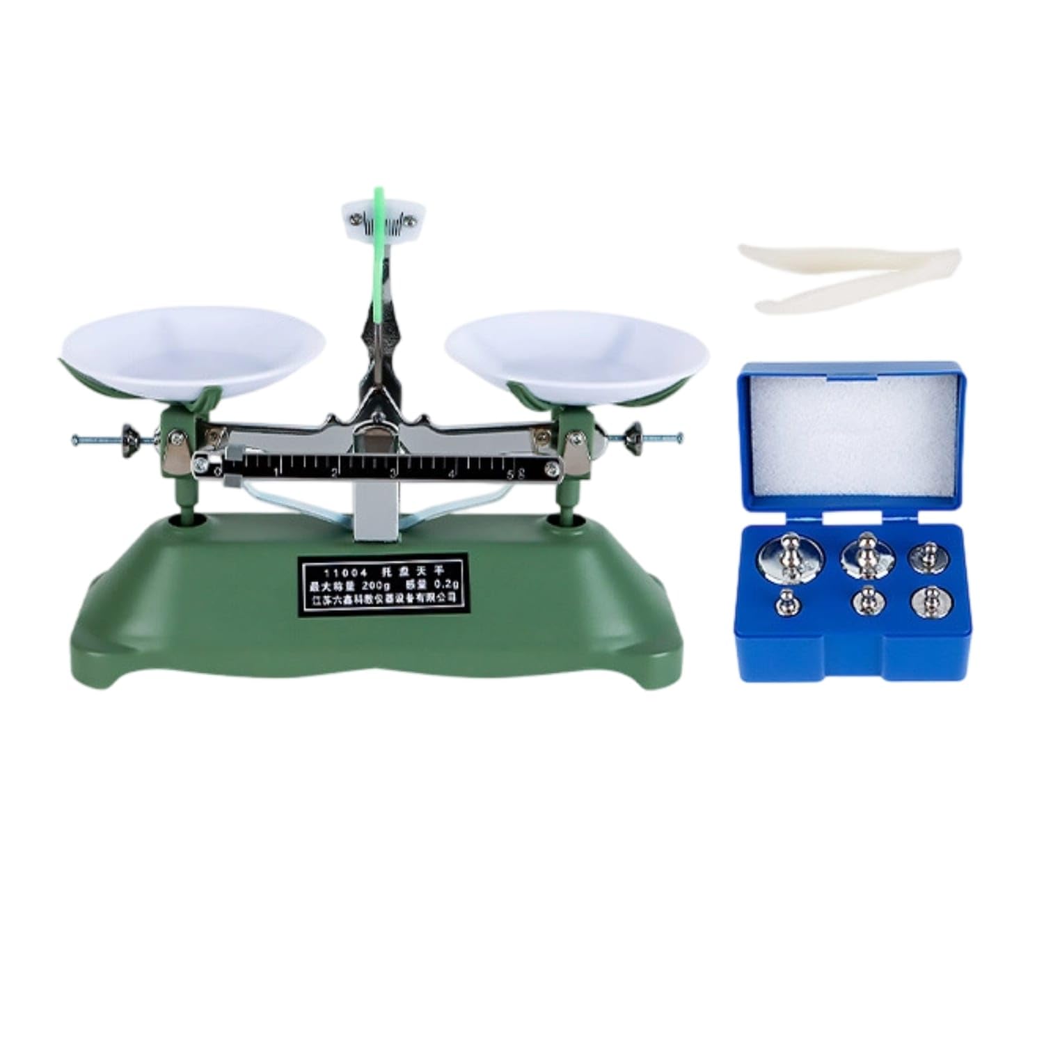 Double-Pan Mechanical Balance with Weights Analog Classroom Tray Balance Batteryno-Battery Mechanical Science Scale No Power for Teachers, Students, Homeschooling, 200G, Tray Balance-image-47