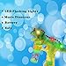 Toysery Dinosaur Bubble Machine for Kids 3-5. Dino Bubble Gun LED Lights and Music. Dinosaur Bubble Gun with Bubble Solution, Dinosaur Toys for Kids, Dinosaur Bubbles Machine Gun (1 Pack)