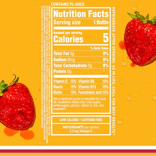Image of Sparkling Ice, Strawberry Watermelon Sparkling Water, Zero Sugar Flavored Water, with Vitamins and Antioxidants, Low Calorie Beverage, 17 fl oz Bottles (Pack of 12)