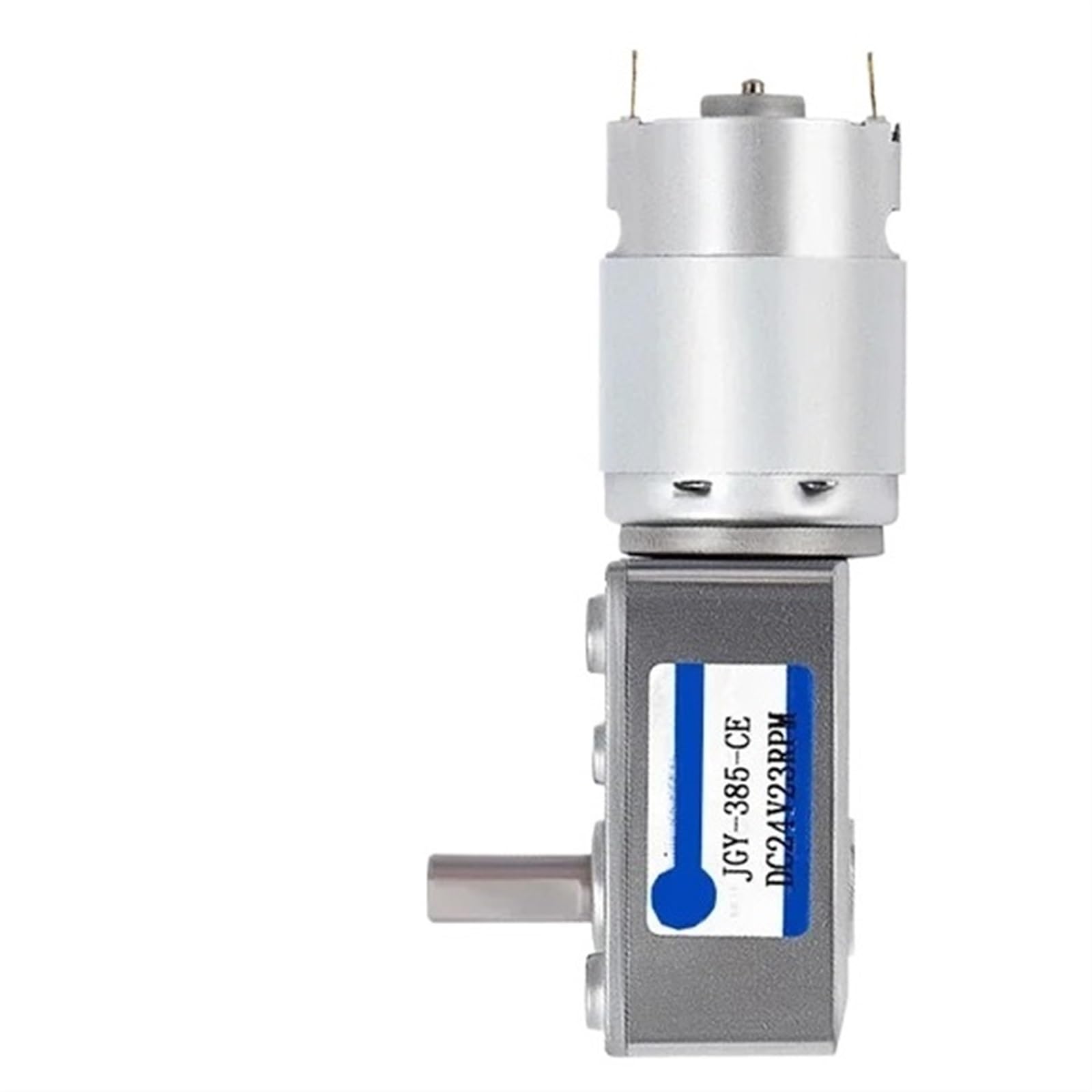 EKFBQBGW JGY385 Miniature Turbine Worm Gear electronic starter Self-Locking Gear Speed Regulating electronic starter 12V 24V electronic starter((12V) 26 RPM)