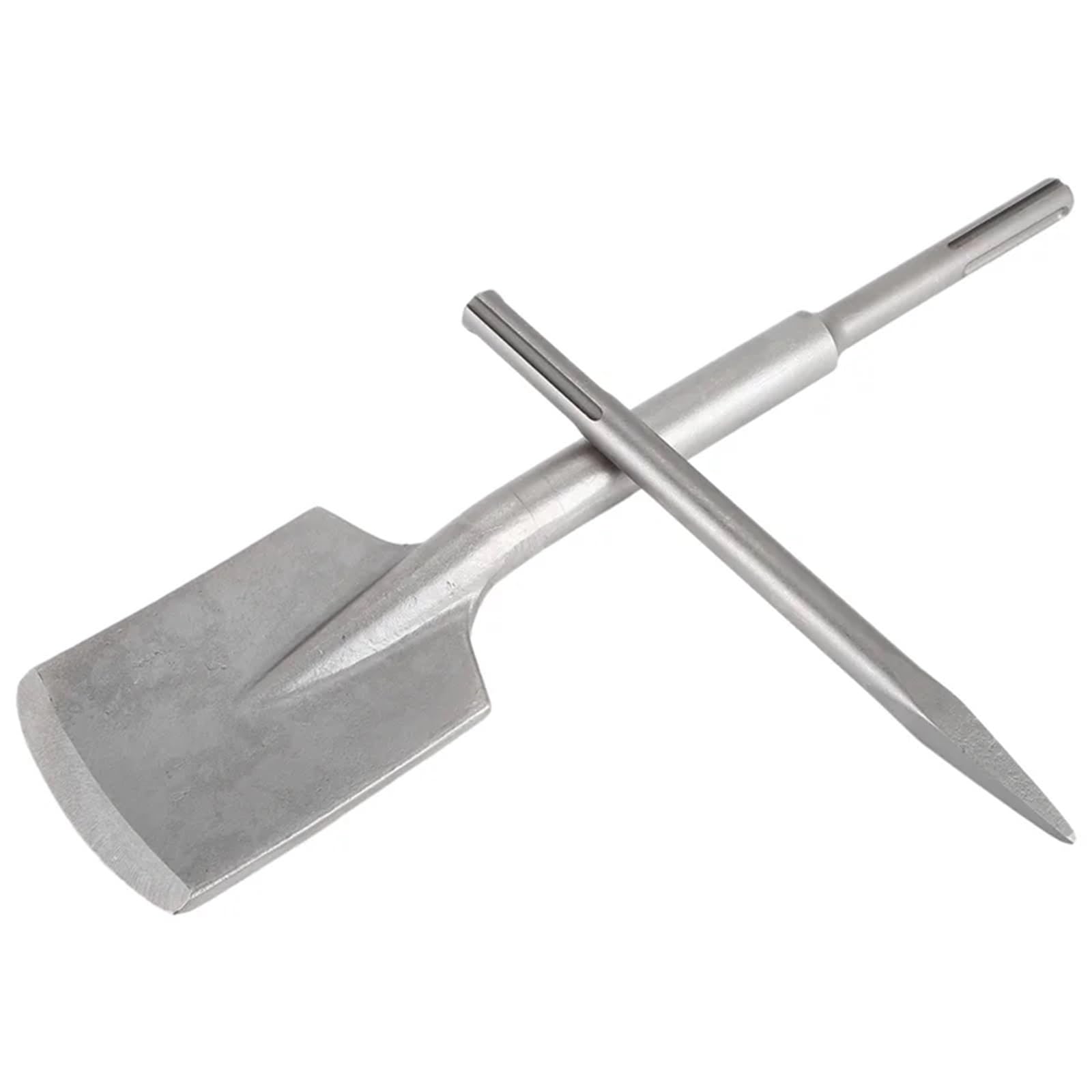 Pala para Martillo Picador Pala de Arcilla, Broca for Martillo neumático Acero 40Cr 19,6 x 4,3 Pulgadas, for zanjas y excavaciones, for Grava Suelo congelado