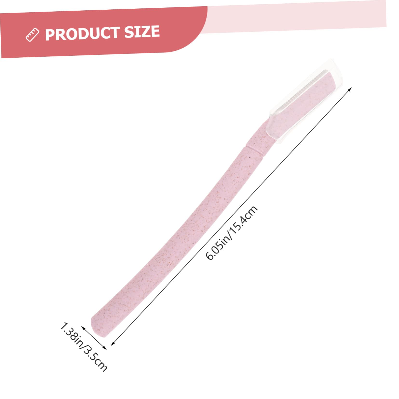 IWOWHERO 6-Piece Eyebrow Razor Set Stainless Steel Brow Shaver for Easy Grooming Shaping Random