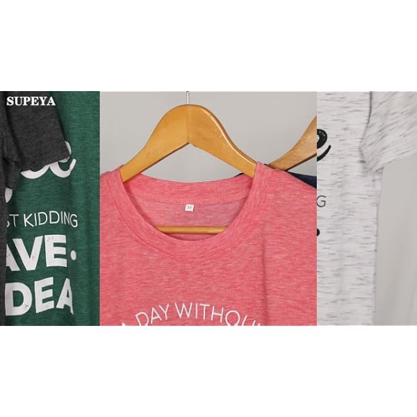 SUPEYA-Coffee-T-Shirt-Women-Black-Coffee-Letter-Print-Shirt-Coffee-Lovers-Gifts-Tee-Top SUPEYA Coffee T-Shirt Women Black Coffee Letter Print Shirt Coffee Lovers Gifts Tee Top