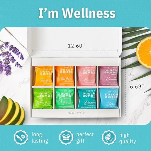 WALTZ 7 Shower Steamers Set, 16 Pieces, 8 Scents, Shower Bombs Made in EU, Natural Essential Aromatherapy Oils, Unique Spa Stress Relief, Pamper Gift for Women, Men, Mum, Grandma, Birthday - Image 3