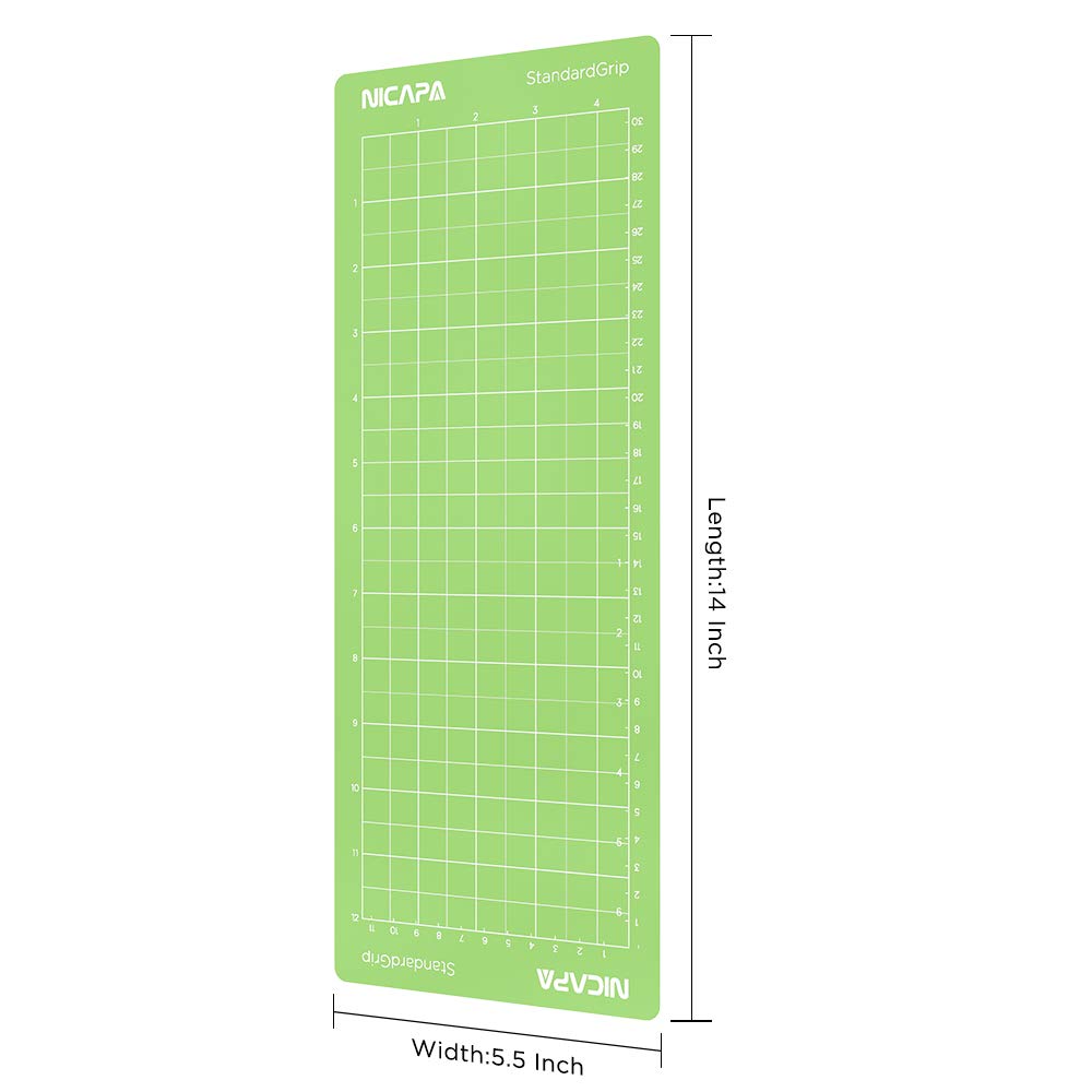Tappetini Da Taglio Per Cricut Joy - 10 Pezzi Omtofo, 4.5x12 E 4.5x6.5 Pollici, Grip Variabile - Foto 13