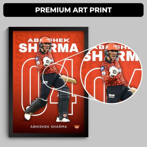 Image of Funk You Store Poster | Framed F1 Car A4 Sized (31 x 23 cm) | F1 Poster | Car Posters for Wall, Gift for Boys, Formula 1 Frames | Formula 1 Frame (Abhishek Sharma SRH)