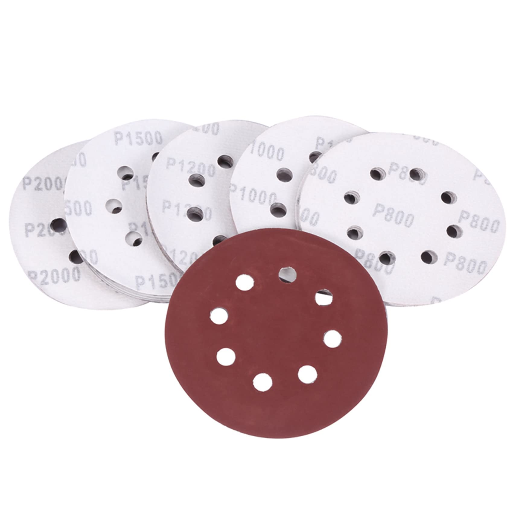 Dischi Abrasivi PENGY 125mm - Grana 800-2000 | Confezione Da 50 Pezzi Con 8 Fori - Foto 9