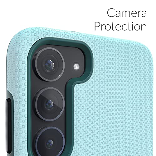 Image of Crave for Samsung Galaxy S23 Plus Case, Shockproof Protection Dual Layer Case for Samsung Galaxy S23 Plus (6.6 inch) - Aqua