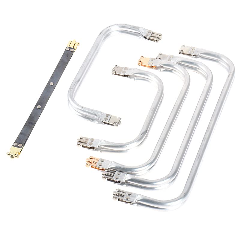 Metalowe zapięcia do torebek, 1PC Torebka damska Rama Metalowa Aluminiowa Rura Rama Uchwyt Torby Części Torby Sprzęgłowej Kiss Zapięcie Lockv(200x92mm)