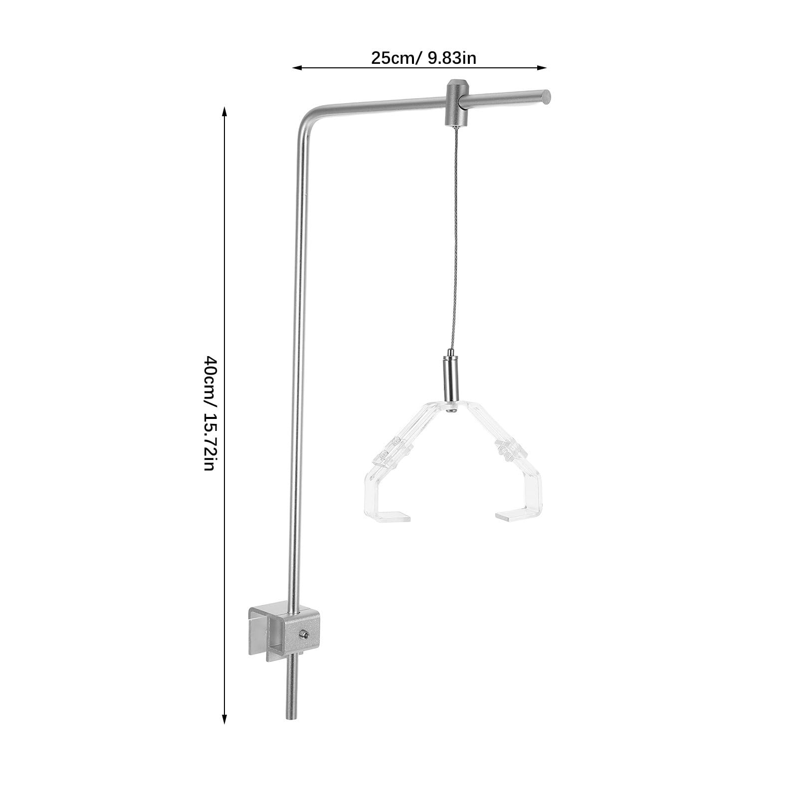 4 Stück Verstellbare Aquarienlampenhalterung aus Aluminiumlegierung
