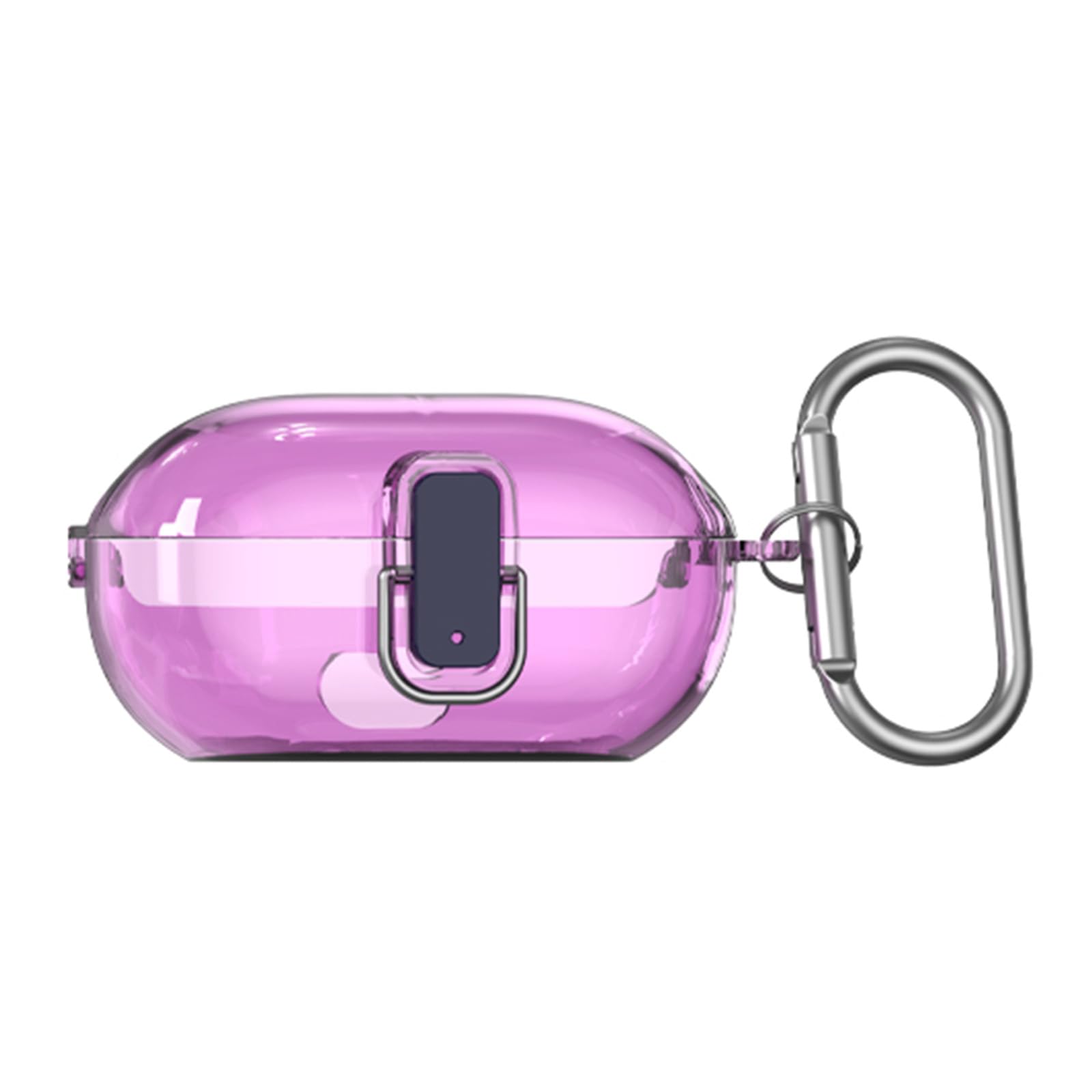 [Upgrade Lock] Case for Beats Solo Buds, VAEKNVG Shock-Absorbing Protective Armor Cover for Beats Solo Buds Accessories, TPU Hard Shell with Carabiner