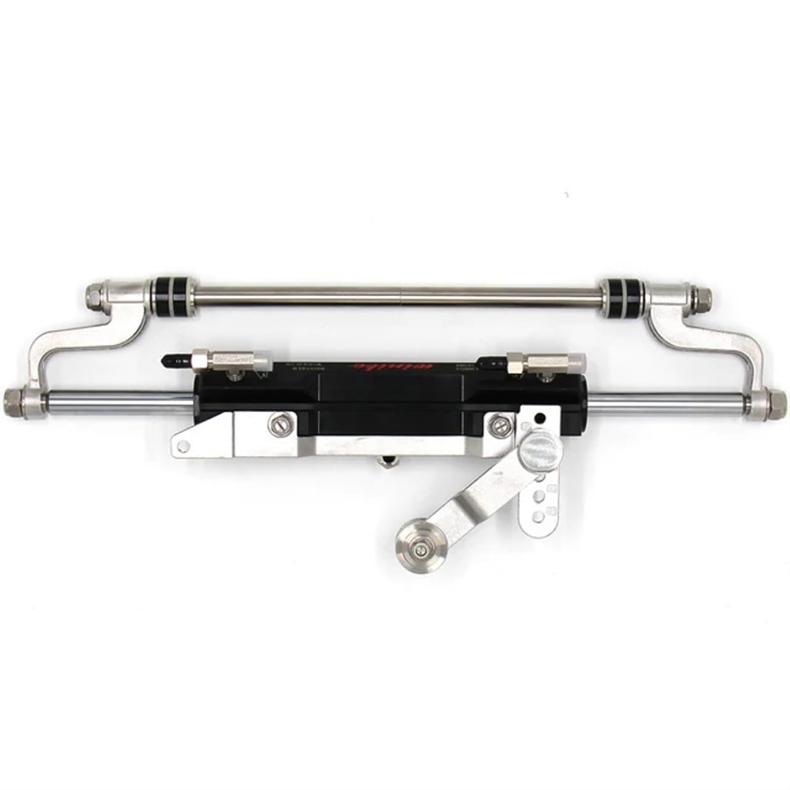 DSUIUWER Dual Pump Hydraulic Steering System Compatible with 300HP Outboard with T-Connector and Tubes ZA0350