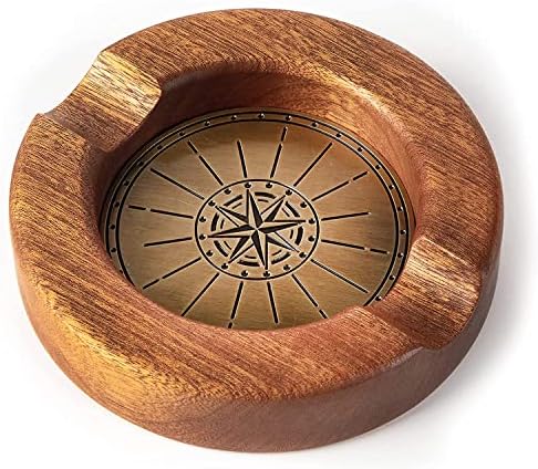 Ashtray Cigar Ashtrays for Men Luxury, Handmade Ash Tray for Indoor/Outdoor/Home/Office/Patio,Perfect Cigar Accessory,Original Design Patent,Gift for Men&Women