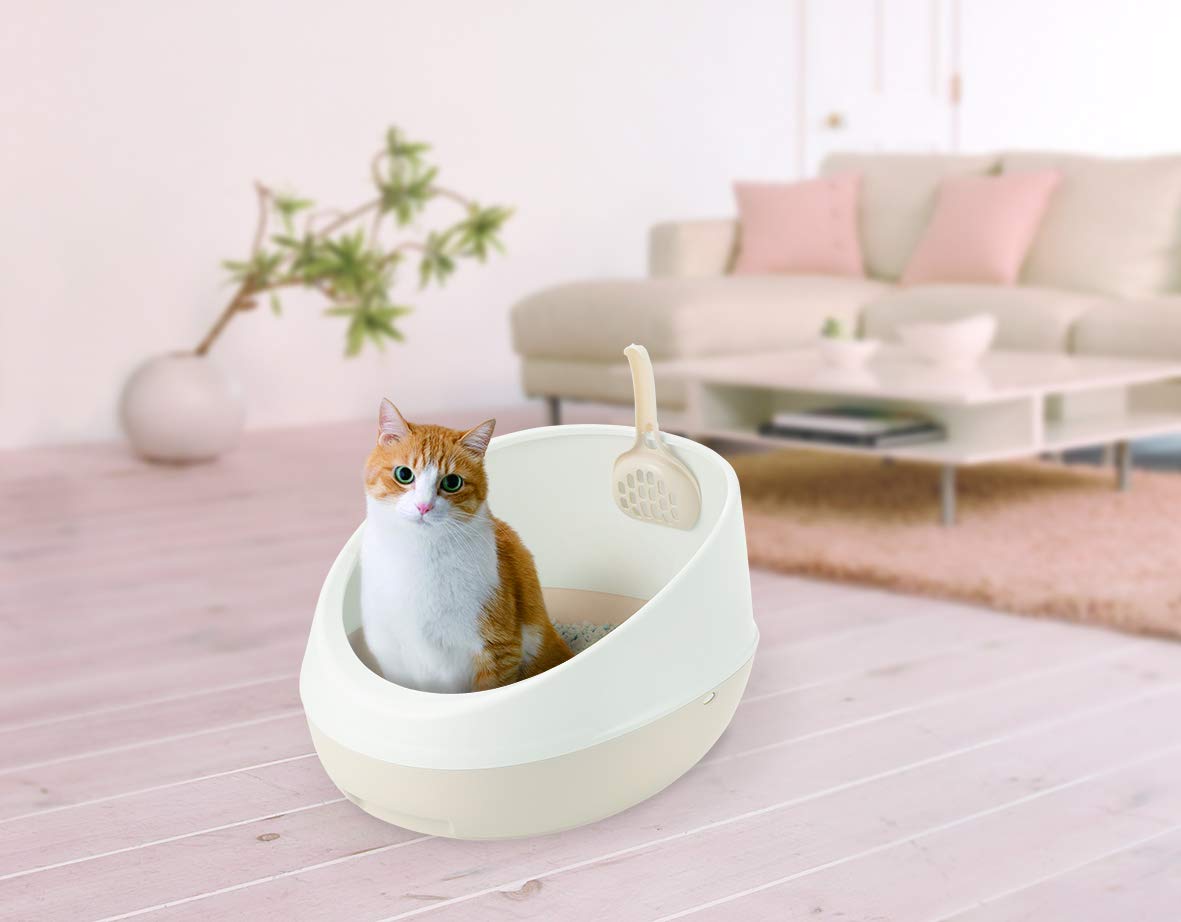 （まとめ）ラプレ ネコトイレ S ホワイト (ペット用品) (×5セット） まとめ）ラプレ ネコトイレ S ホワイト (ペット用品) (×5セット