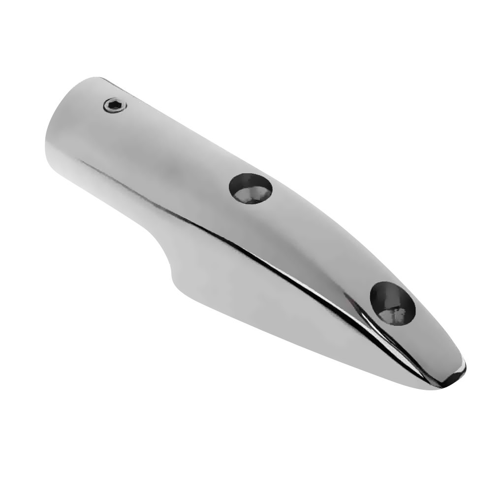 MagiDeal 2pcs 22mm 7/8inch 316 Stainless Steel Rail End Marine Boat