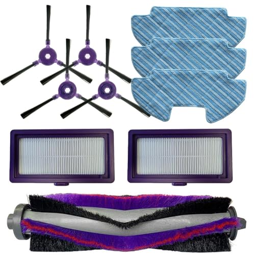 La mejor selección de Paños para aspiradoras para comprar online. 41 ZYNCUE - Kit de cepillo principal, filtro, cepillos laterales y trapeador de repuesto para Samsung Powerbot-E VR05R5050WK - 1 cepillo de rodillo, 2 filtros, 4 cepillos laterales, 3...