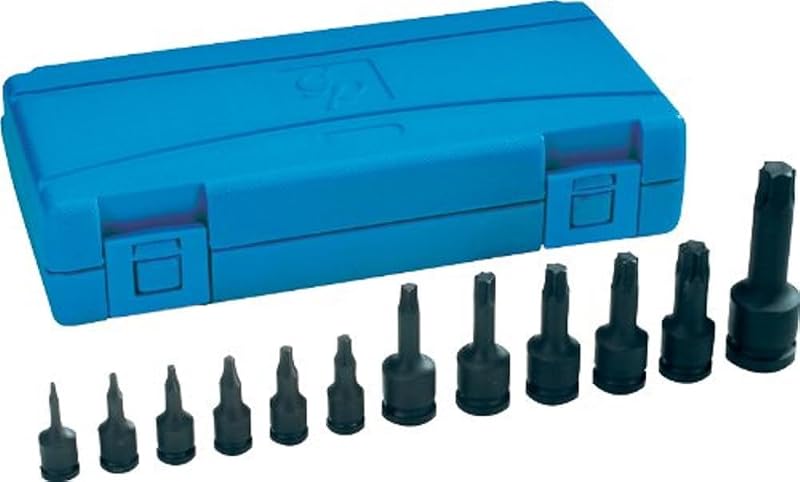 Grey Pneumatic 1234T Kit com 12 Soquetes de Impacto Estrela para Uso Automotivo