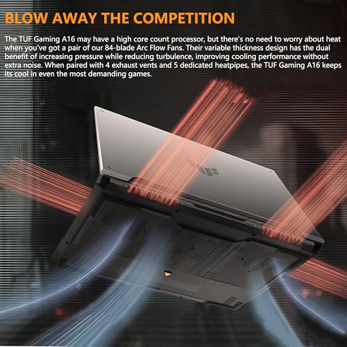 ASUS TUF A16 Gaming Laptop 16" WUXGA IPS 144Hz Ryzen 7 miniatura 7