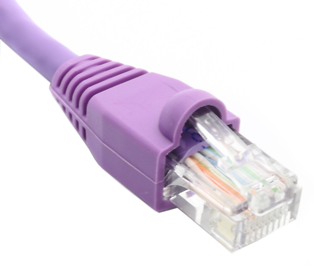Ultra Spec Cables 1ft Cat6 Ethernet Network Cable Purple