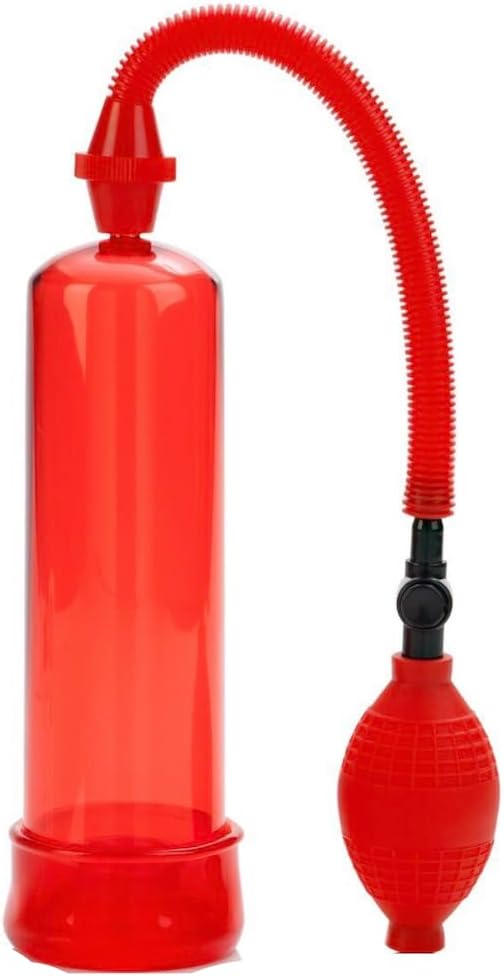 Male Enhancer Pump for Girth Enhancement in Red