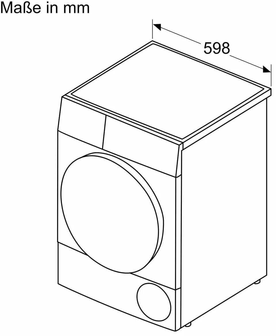 Bosch WTH83V04, Serie 4, Wärmepumpentrockner, 8 kg, AutoDry, Quick-40-Trocknen, Nachlegefunktion, Sensitive-Drying-System, Anti Vibration Design, 63 dB, LED-Display, Touch-Control, Zeitvorwahl