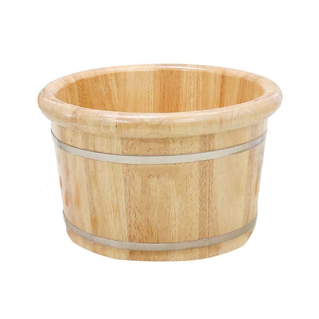 Vaschetta per pediluvio, Vaschetta per pediluvio in Legno, Secchio per Vasca per pediluvio, Massaggio, Spa, Sauna, Ammollo, Pediluvio Secchio in Legno Spa per pediluvi Lavabo per Uso Domestico