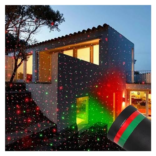 Lámpara LED impermeable con proyección de luz decorativa para árboles de jardín 4