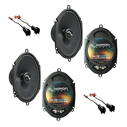 Compatible with Ford Focus w/Blaupunkt Radio 2003-2004 OEM Premium Speaker Upgrade Harmony (2) C68