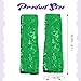 GEMILY Sequin Christmas Fingerless Gloves Long New Year Glitter Fashion Arm Sleeves for Women (Green)