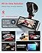 REDTIGER 4K STARVIS 2 Dash Cam Front and Rear, 5GHz WiFi 20MB/s Download, 128GB Card Included, Voice Control, Dash Camera for Cars with 3.18