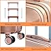 UNIQUE HOME LIVING 32" Extra Large Suitcase, Expandable Travel Suitcase with 4 Dual Spinner Wheels, Hard Shell ABS Hand Luggage Travel Trolley Case with Lock, Lightweight, Durable, Rose Gold, 140L