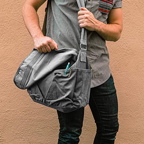 Image of Sweetbriar Classic Messenger Bag - Vintage Canvas Shoulder Bag for All-Purpose Use
