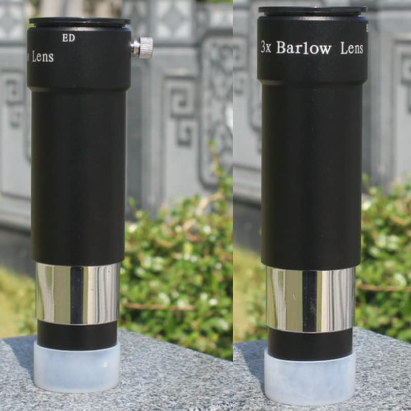 Lentille de Barlow 3 x 3,2 cm Grossissement ED Barlow Accessoires Télescope Oculaires Lentille