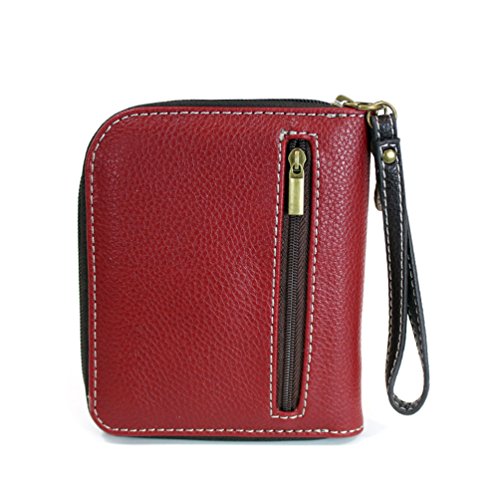 Image of CHALA Zip Around Wallet, Wristlet, 8 Credit Card Slots, Sturdy Pu Leather