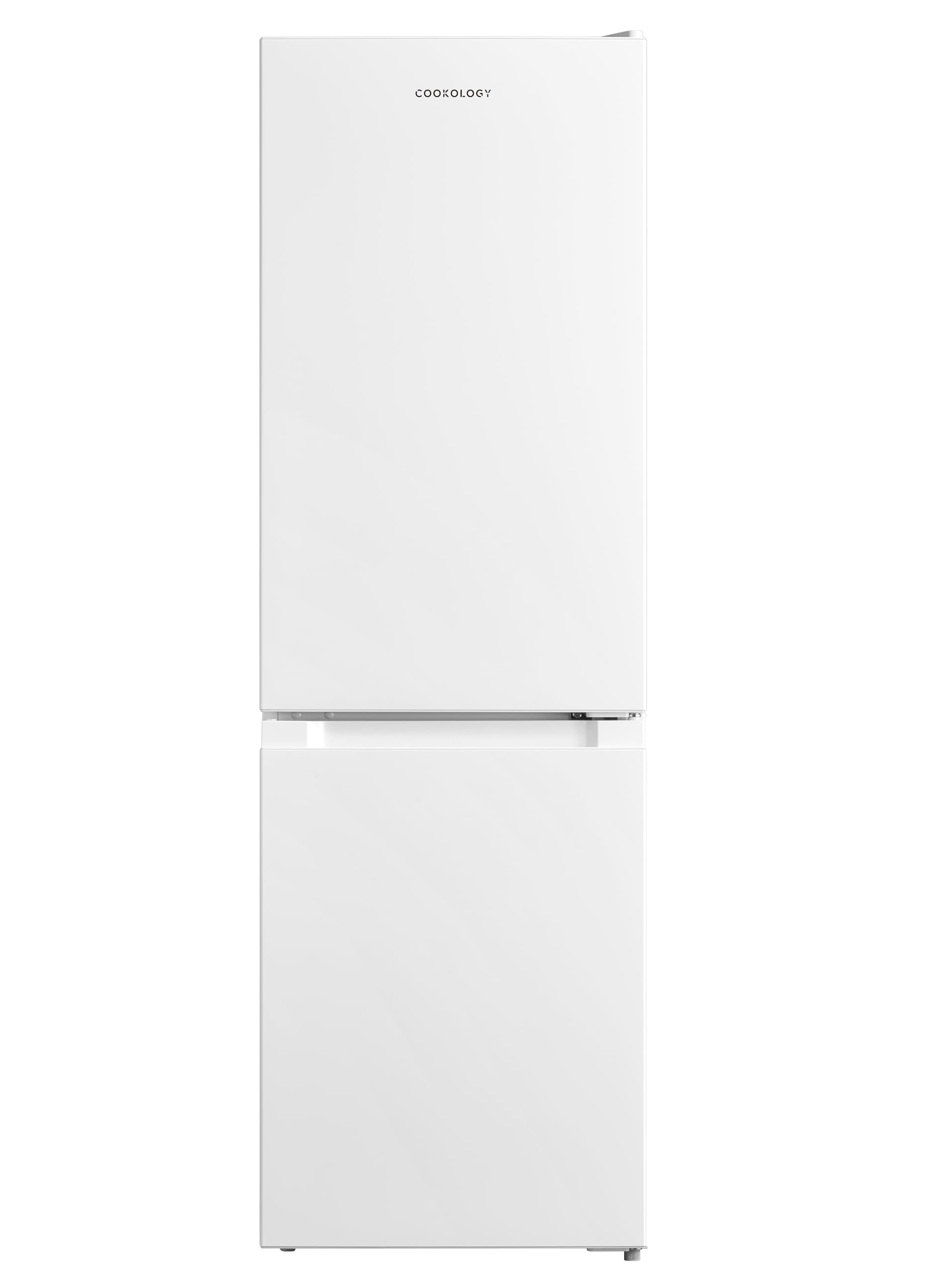 Cookology CFF174WH Static 174 Litre Freestanding Fridge Freezer, Adjustable Temperature Control, Shelves and Legs, Reversible Doors, Efficient LED Light, 4 Star Freezer Rating - in White