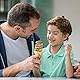 2 Stück Eis am Stiel Halter, Tropffrei Eis am Stiel Halter Halter für Eis am Stiel Wiederverwendbar Eis am Stiel Halter mit Strohhalm für Kinder (Gelb, Grün)