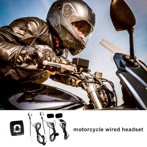 Kit de intercomunicador de motocicleta con soporte de sonido completo y accesorios de clip 2